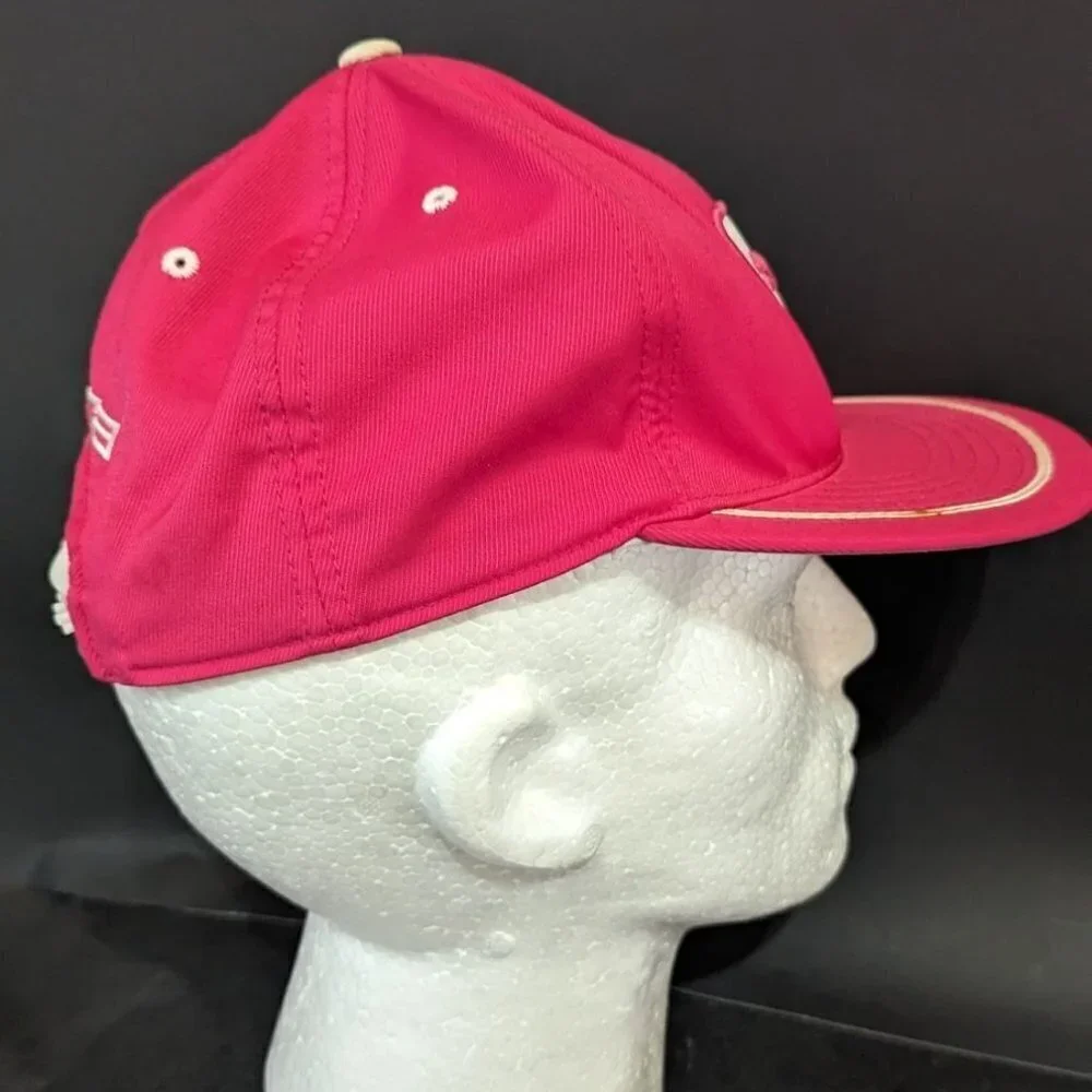 Puma Ball Cap hat pink snap back adjustable baseball,‎ softball, trucker hat